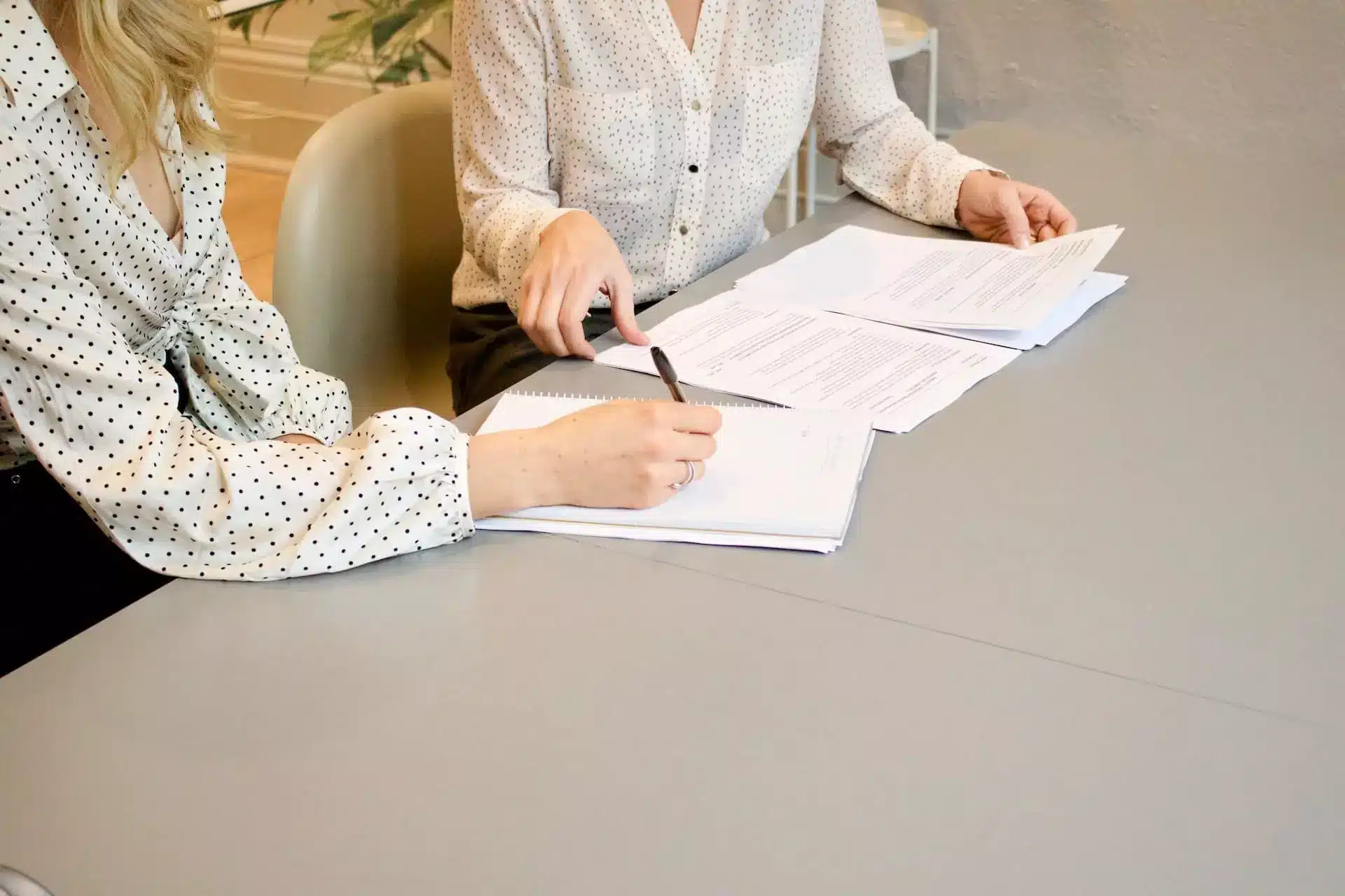 woman signing